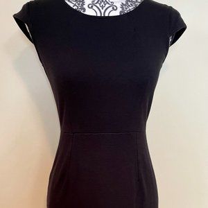 Dom Streater Short Sleeve Pencil Dress XS  Black